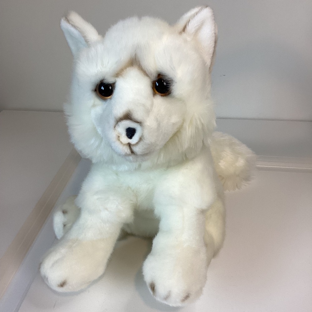 Adventure Planet Arctic Fox Plush Stuffed Animal White 12 Inch AP-FOXA